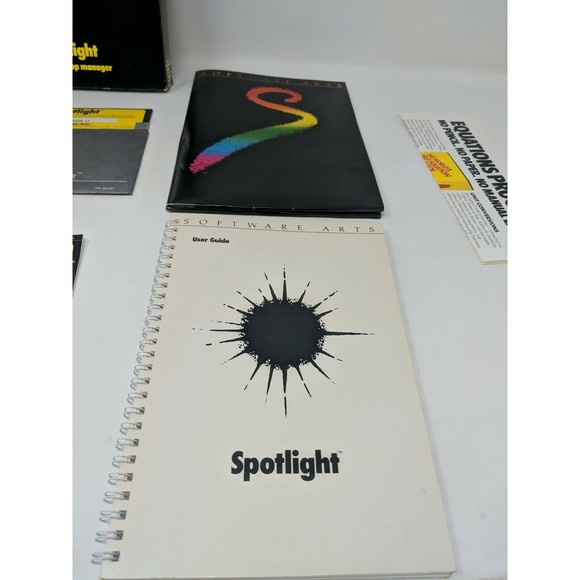 Software Arts Spotlight Desktop Manager IBM PC Software VisiCalc TK!Solver VTG - Picture 5 of 11